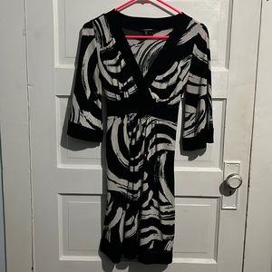 Woman's Black-White Dress